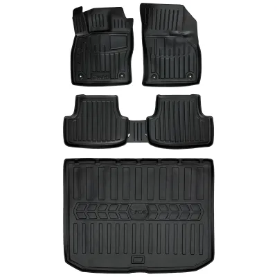Gumowy zestaw dywaniki i mata Audi A3 8V (2012-2020) hatchback, górna pod=>