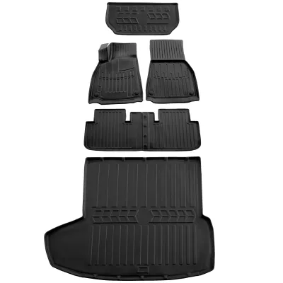 Gumowy zestaw dywaniki i mata Tesla Model S Plaid (od 2021)