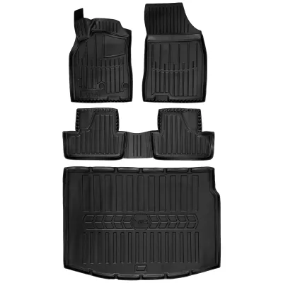 Gumowy zestaw dywaniki i mata Renault Megane III (2008-2015) hatchback