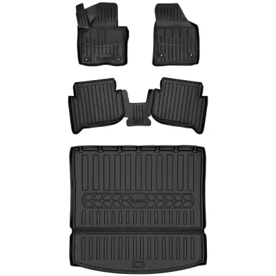 Dywaniki samochodowe do Volkswagen Touran I, II (2003-2015) +Mata