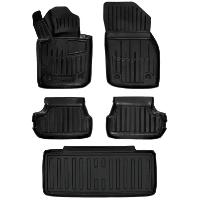 Gumowy zestaw dywaniki i mata Mini Cooper III F56 (2014-2023) dolna podło=>