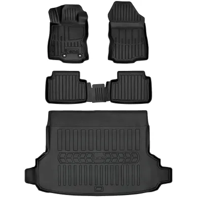 Gumowy zestaw dywaniki i mata Subaru Forester VI SL (od 2025) bez subwoof=>