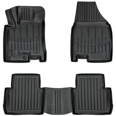 Dywaniki gumowe Nissan Qashqai I +2 (plus2) J10 (2008-2014) wersja 7 osobowa