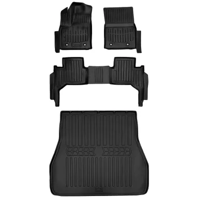 Gumowy zestaw dywaniki i mata Lexus LX III J300/310 (od 2021) wersja 5 os=>