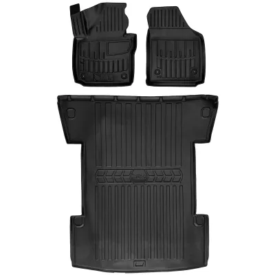 Gumowy zestaw dywaniki i mata Volkswagen Caddy III, IV 2K (2003-2020) wer=>