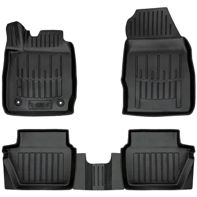 Dywaniki gumowe Ford Fiesta VI (2008-2017) odległość między stoperami w dywaniku kierowcy 29,5 cm.