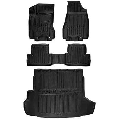 Gumowy zestaw dywaniki i mata Nissan X-Trail II T31 (2008-2013) górna pod=>