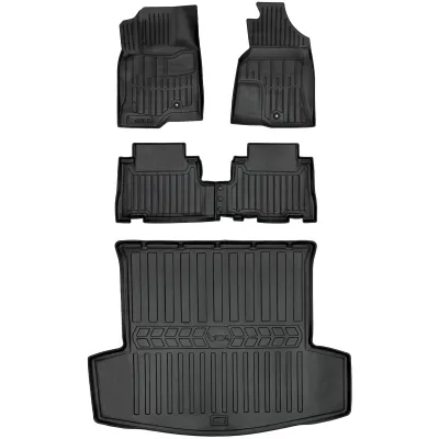 Gumowy zestaw dywaniki i mata Chevrolet Captiva I (2006-2011) przed liftem