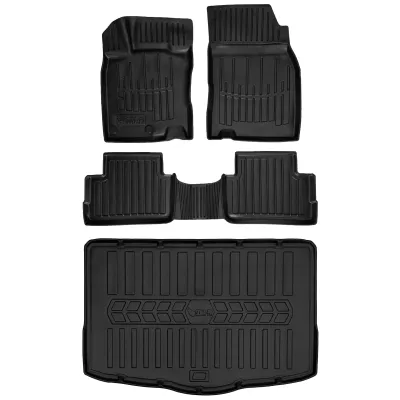 Gumowy zestaw dywaniki i mata Nissan Qashqai II J11 (2017-2021) dolna pod=>
