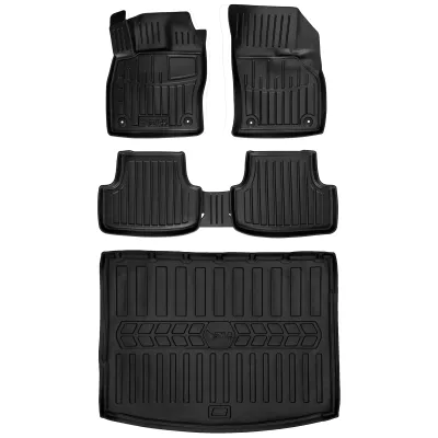 Gumowy zestaw dywaniki i mata Seat Leon III 5F (2012–2020) hatchback, gór=>