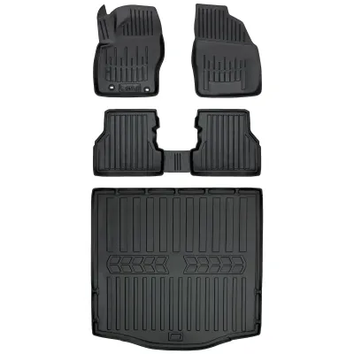 Gumowy zestaw dywaniki i mata Ford Focus II C307 (2005-2011) sedan, odleg=>