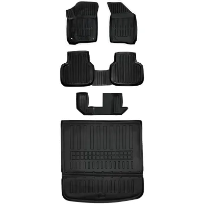 Gumowy zestaw dywaniki i mata Dodge Journey (2008-2020) wersja 7 osobowa =>