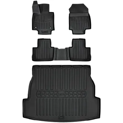 Gumowy zestaw dywaniki i mata Toyota RAV4 V XA50 AT (od 2018) z subwoofer=>