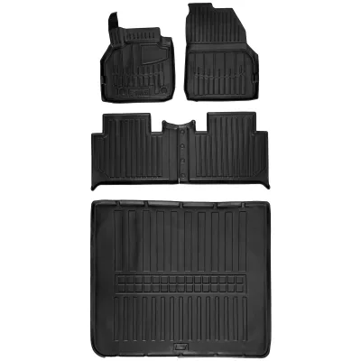 Gumowy zestaw dywaniki i mata Renault Grand Scenic II (2003-2009) wersja =>