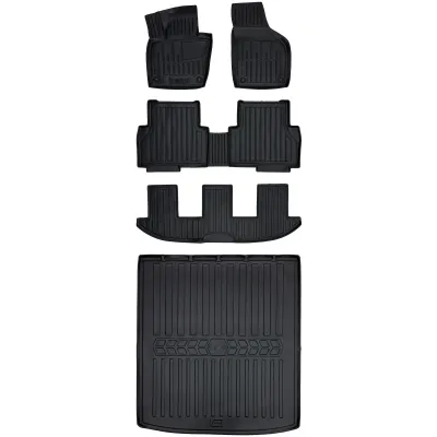 Gumowy zestaw dywaniki i mata Seat Alhambra II 7N (2010-2020) wersja 7 os=>