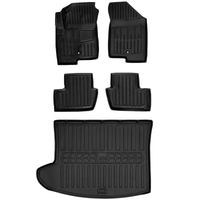 Gumowy zestaw dywaniki i mata Jeep Compass І (2006-2016) jeden stoper po =>