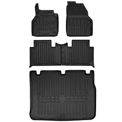 Gumowy zestaw dywaniki i mata Renault Scenic II (2003-2009) minivan