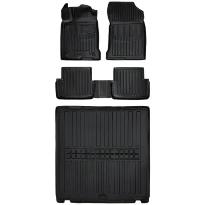 Gumowy zestaw dywaniki i mata Renault Laguna III T (2007-2015) kombi, bez=>