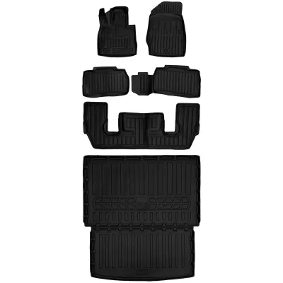 Gumowy zestaw dywaniki i mata Ford Explorer VI U625 (od 2020) wersja 7 os=>