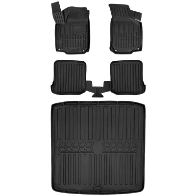 Gumowy zestaw dywaniki i mata Volkswagen Golf IV (1997-2006) kombi, dolna=>