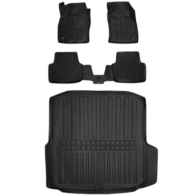 Gumowy zestaw dywaniki i mata Skoda Octavia III A7 (2013-2019) liftback, =>