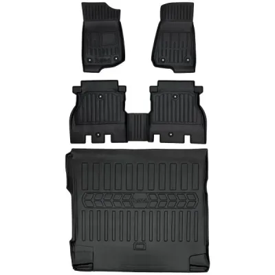 Dywaniki samochodowe do Jeep Wrangler IV JL (od 2017) +Mata