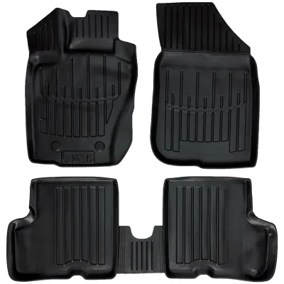 Dywaniki gumowe Renault Duster I (2010-2015) z napędem 4x4 (4WD), przed liftem