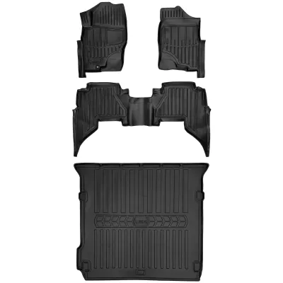 Gumowy zestaw dywaniki i mata Nissan Pathfinder III R51 (2005-2010) wersj=>