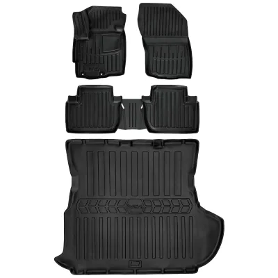 Gumowy zestaw dywaniki i mata Citroen C-Crosser (2007-2013) z subwooferem