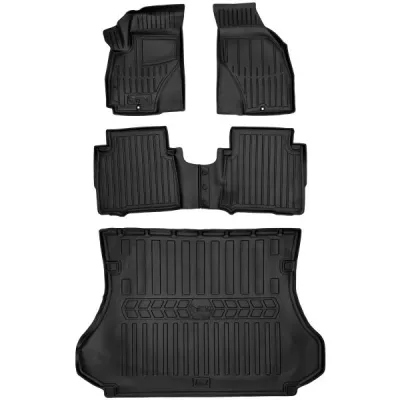 Dywaniki samochodowe do Hyundai Santa Fe I SM (2001-2006) +Mata
