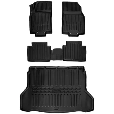 Gumowy zestaw dywaniki i mata Nissan Rogue II T32 (2014-2020)
