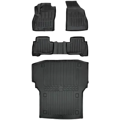 Gumowy zestaw dywaniki i mata Fiat Fiorino III (2007-2020) CARGO