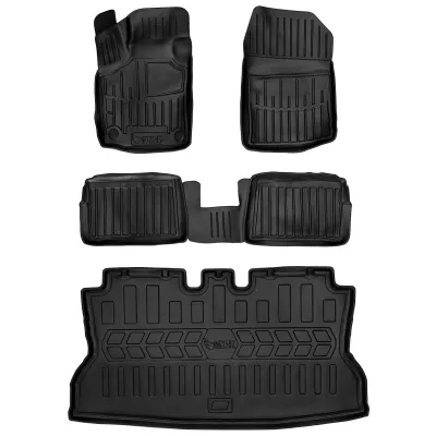 Gumowy zestaw dywaniki i mata Renault Twingo II (2007-2014)