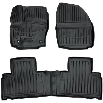 Dywaniki gumowe Ford Galaxy II WA6 (2010-2015) po liftingu, FC2 klipsy, odległość między stoperami w dywaniku kierowcy 31 cm.