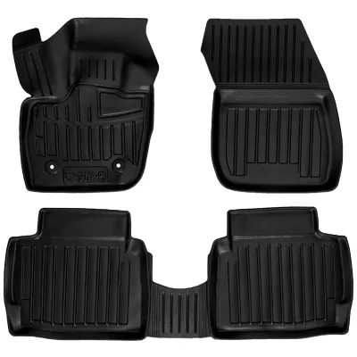 Dywaniki gumowe Ford Fusion USA restail (od 2016) wersja amerykańska, z wyjątkiem pojazdów z Europy (EU), odległość między stoperami w dywaniku kierowcy 24 cm.