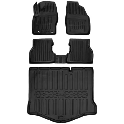 Gumowy zestaw dywaniki i mata Ford Focus II C307 (2005-2011) hatchback, z=>