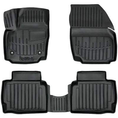 Dywaniki gumowe Ford Mondeo IV (2012-2014) kombi, sedan, liftback, po liftingu, odległość między stoperami w dywaniku kierowcy 31 cm.