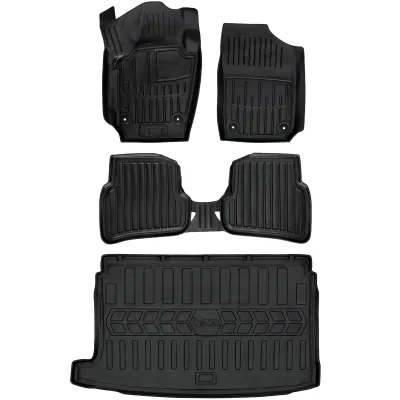 Gumowy zestaw dywaniki i mata Volkswagen Polo V (2009-2017) hatchback, gó=>