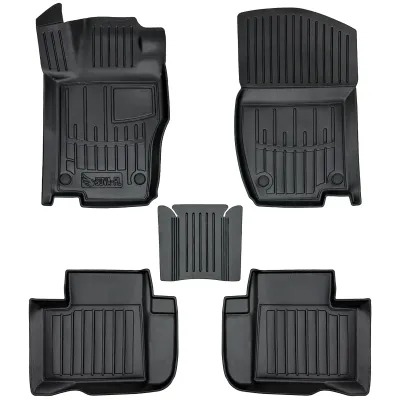 Gumowy zestaw dywaniki i mata Mercedes GL I X164 (2006-2012) wersja 7 oso=>