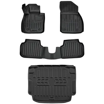 Gumowy zestaw dywaniki i mata Mini Clubman II F54 (2014-2024) kombi, doln=>