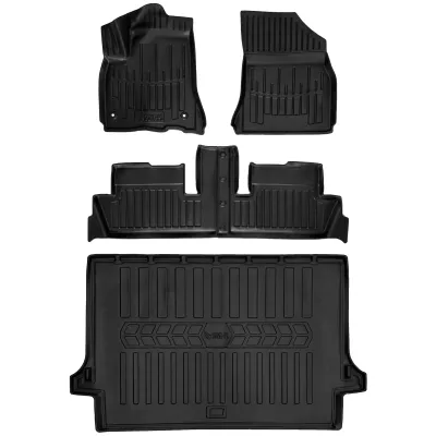 Gumowy zestaw dywaniki i mata Citroen C4 Grand Picasso I (2006-2013) wers=>