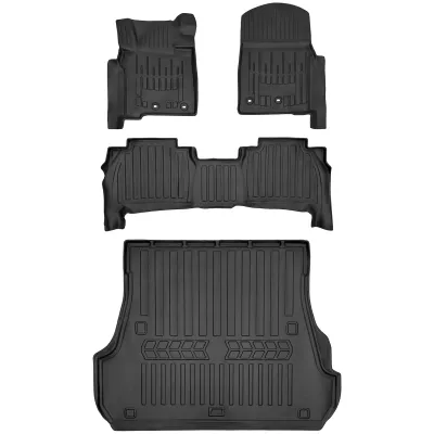 Gumowy zestaw dywaniki i mata Lexus LX II URJ200 (2008-2021) wersja 5 oso=>