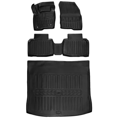 Gumowy zestaw dywaniki i mata Ford Edge II CD539 (2014-2024) odległość mi=>