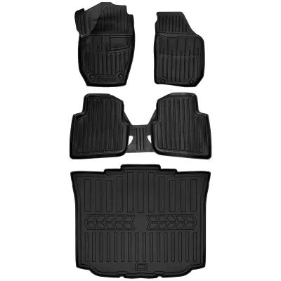Gumowy zestaw dywaniki i mata Skoda Roomster (2006-2015) minivan