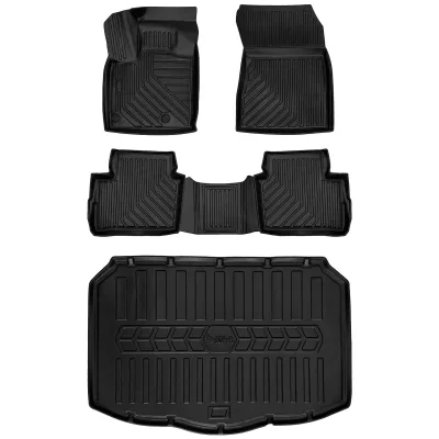 Gumowy zestaw dywaniki i mata Nissan Qashqai III J12 (od 2021) dolna podł=>