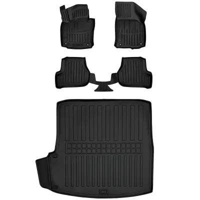 Gumowy zestaw dywaniki i mata Skoda Octavia II A5 (2004-2013) liftback