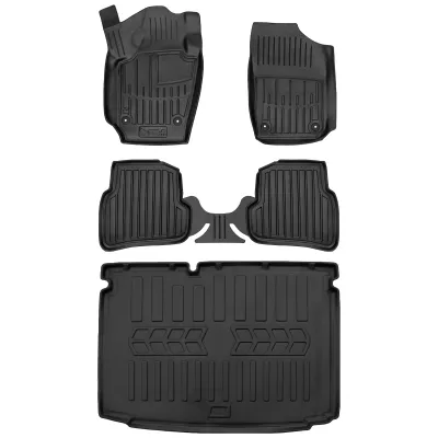 Gumowy zestaw dywaniki i mata Volkswagen Polo V (2009-2017) hatchback, do=>