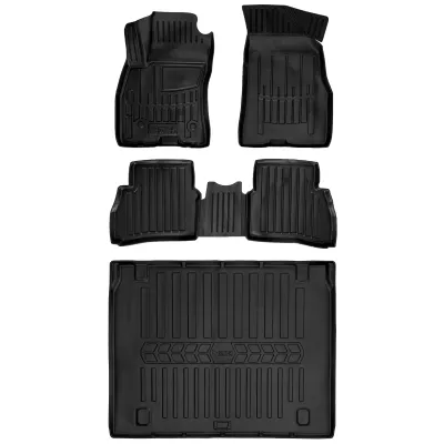 Gumowy zestaw dywaniki i mata Opel Combo D (2011-2018) dolna podłoga baga=>