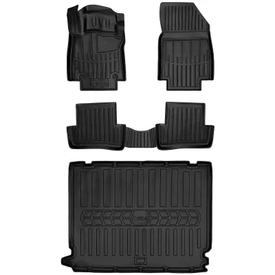 Gumowy zestaw dywaniki i mata Renault Clio IV (2012-2019) kombi, dolna po=>