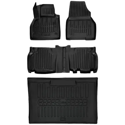 Gumowy zestaw dywaniki i mata Renault Kangoo II (2008-2021) krótka baza, =>